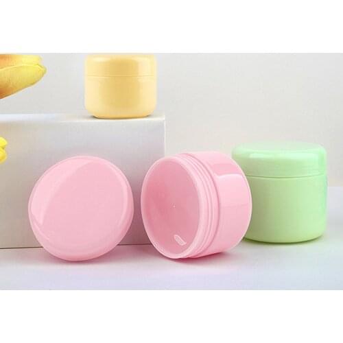 30pcs Empty Makeup Jar Pot 10g/20g/30g/50g/100g Refillable Sample Bottles Travel Face Cream Lotion Cosmetic Container 5 Colors