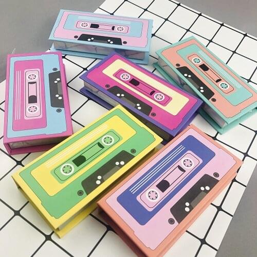 5-50 Pcs Lash Boxes Packaging Wholesale Empty Rectangle Lashes Case With Clear Tray 25mm Mink Lashes Box New Eyelash Packaging