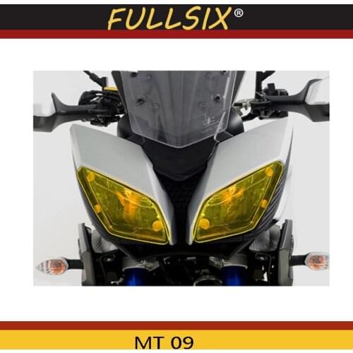 MT-09 Motorcycle Acrylic Headlight protection sheet Screen Cover For Yamaha mt-09 2016-2018