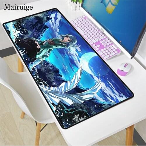 Mermaid Large Mouse Pad Computer Keyboard Desk Mat XL Gamer Manga Mousepad Gaming Accessories Table Pad Laptop Pc Decoration Rug