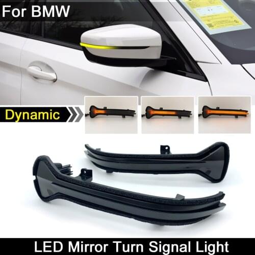 For BMW 5-Series G30 G31 F90 M5 6-Series G32 7-Series G11 G12 LED Side Mirror Indicator Light Dynamic Blinker Turn Signal Lamp