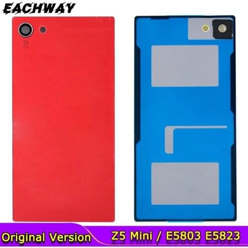For SONY Xperia Z5 Compact Back Battery Cover E5803 E5823 Housing Rear Door Case Replace For 4.6" SONY Z5 Compact Battery Cover