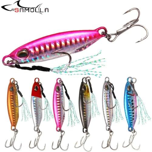 Jig Fishing Lures 2019 Bass Fishing Bait Weights 16-34g Fish Metal Jigs Saltwater Lures Long Shot Isca Artificial Jigging Lure