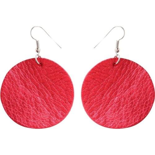 Red Bohemian Leather Earring Vintage Gouden Oorbellen Statement Earrings Black Color Zilveren Oorbellen Pendientes Mujer Party
