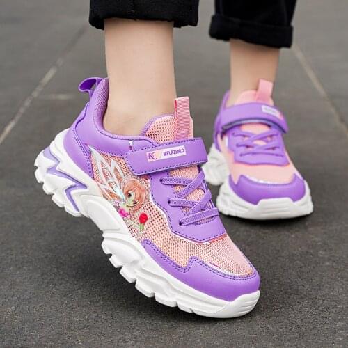 Trend High Quality Children Spring Shoes Breathable Sneakers For Boys Lightweight Kids Sports Soft Bottom Casual Girls Shoes