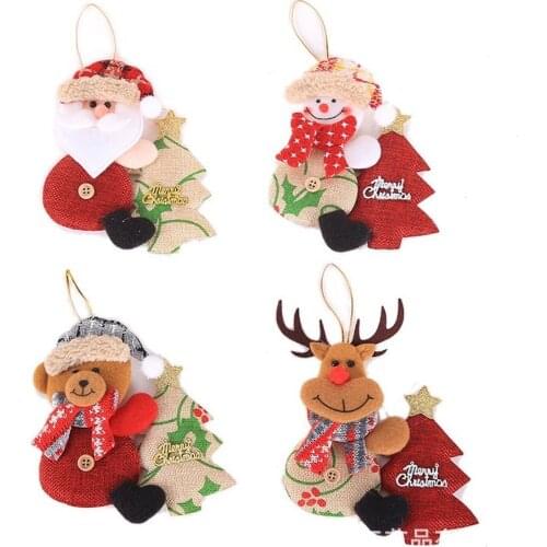 Snowman Doll Merry Chirstmas Decor for Home Table 2020 Doll Christmas Ornaments Santa Claus Elk Navidad Gift Happy New Year 2021