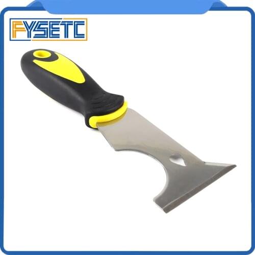 3D Printer Multifunctional Stainless Steel Bed Scrapper Printer Removal Tool Shovel Tool for 3D Printing
