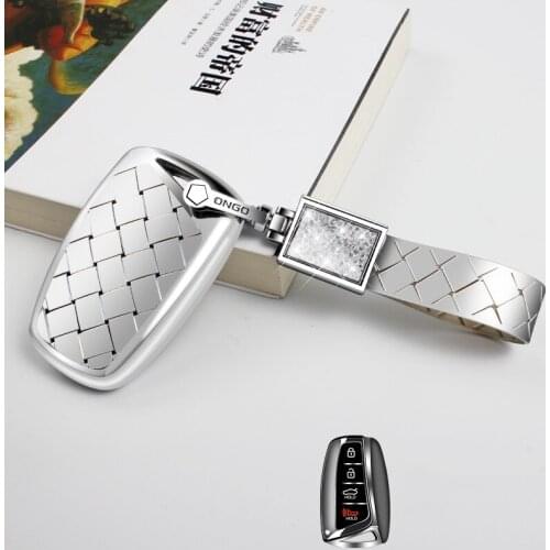 Soft Glue Car Key Case for 2013 2014 2015 HYUNDAI SANTA FE IX45 GENESIS EQUUS AZERA keyless Cover Crystal diamond Keychain