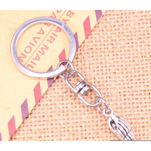 New Fashion Keychain 24x8mm conch shell Pendants DIY Men Jewelry Car Key Chain Ring Holder Souvenir For Gift