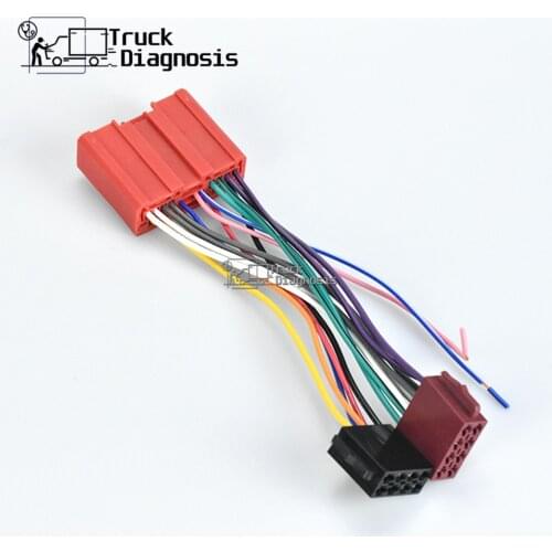 ISO Radio Adapter for MAZDA 2001+ (select models) Wiring Harness Connector Lead Loom Cable Plug 12-015