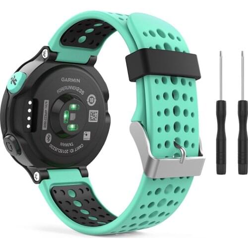 Silicone Bracelet For Garmin Forerunner 235 WatchBand For Garmin Forerunner 220/230/235/620/630/735XT/235 Lite Bands Accessories