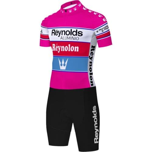Reynolds Retro mallot ciclismo hombre verano skinsuit cycling bicycle jumpsuit triathlon suit racing bike quick dry Speedsuit