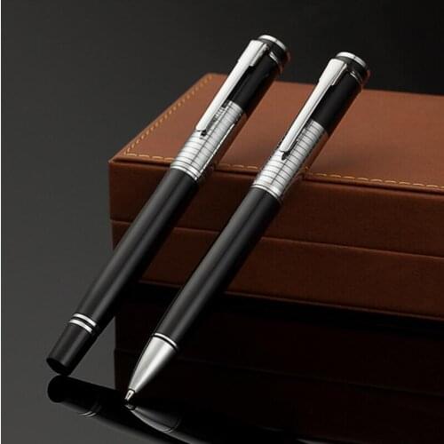 High Quality Brand Business Men Metal Roller Ballpoint Pen Hot Selling Signature Writing Pen Buy 2 Pens Send Gift