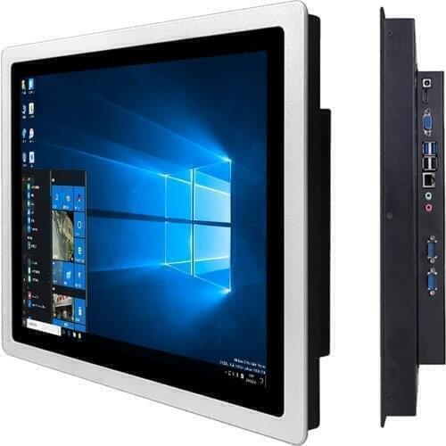 10.4 inch embedded all-in-one computer with capacitive touch screen industrial panel PC panel, suitable for windows 10 pro/linux