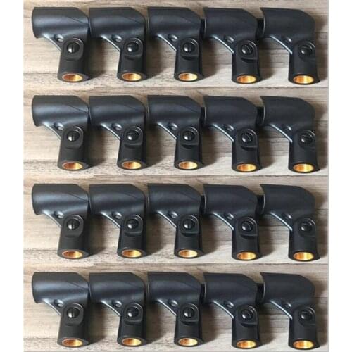 20PCS Microphone Clip Holder fits for Shure A25D, SM58, SM57 & other 3/4" inch microphone microfono