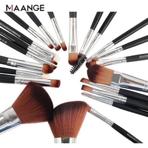 Mink & Wink 22pcs Makeup Brushes Tool Set Cosmetic Powder Eye Shadow Foundation Blush Blending Beauty Make Make Up Brush