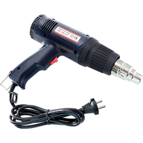 220V 1500W EU Industrial Electric Hot Air Gun Thermoregulator Heat Guns Shrink Wrapping Thermal Power Tool