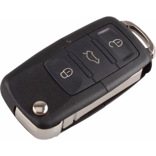 3 Buttons Folding Replacement Remote Key Shell for Golf 4 5 Passat B5 B6 Touran Seat Skoda Car Accessories 2021 Newest