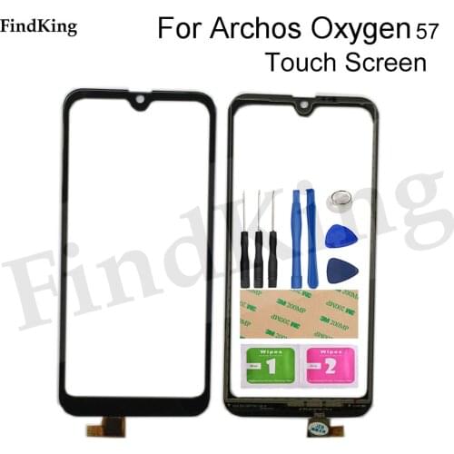 5.71'' TouchScreen Glass For Archos Oxygen 57 Touch Screen Glass Digitizer Panel Lens Sensor Glass Repair Parts Tools 3M Glue
