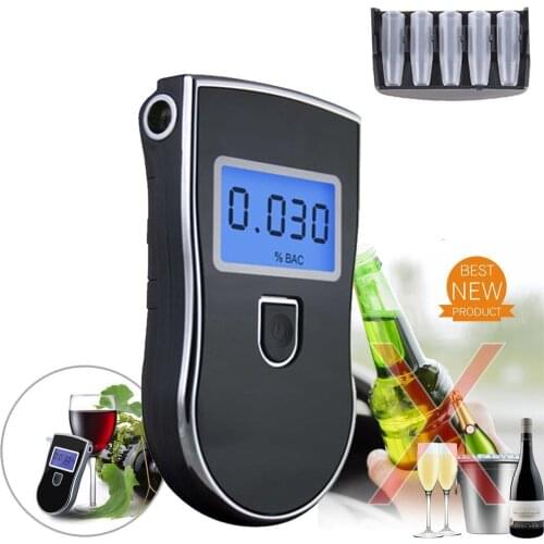 Alcohol tester alkotester breathalyzer alkoholtester professional Breath Breathalyzer Detector AT-818 Portable