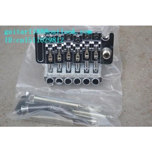 Free shipping new double wave electric guitar bridge in chrome 2064 BL004