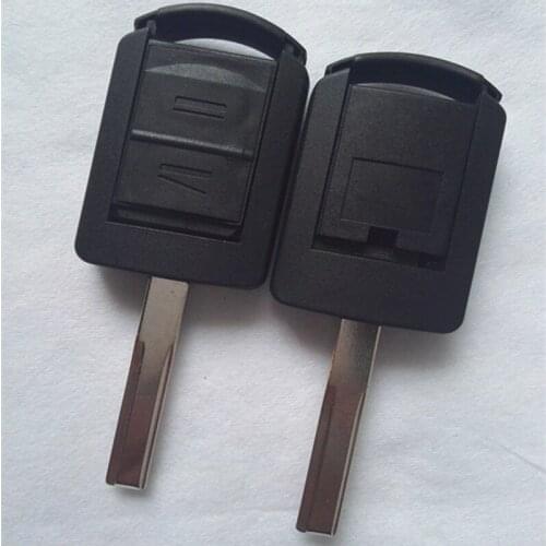 DAKATU HU43 Blade 2 Button Remote Key Shell for Vauxhall Opel Corsa Agila Meriva Combo Uncut Blade Car Key Case