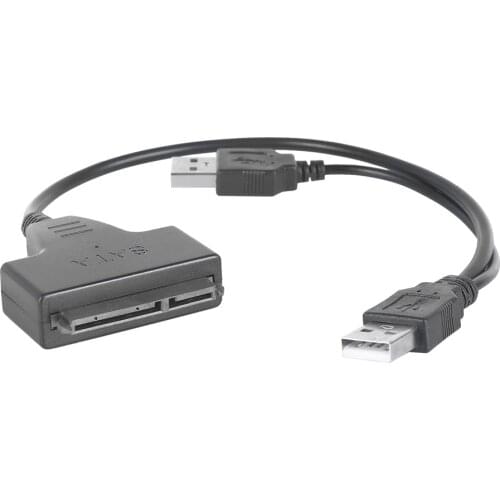Hard Drive Cable Household Computer USB 2.0 SATA 7+15Pin Safety Parts for 2.5 inch SATA External SSD HDD Adapter