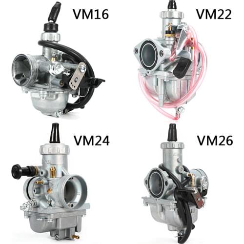 Carburetor Mikuni VM16 22 24 26 Carburetor 19mm 26mm 28mm 30mm Carb For 110cc to 250cc Dirt Pit Bike CRF KLX ATV Quad Motorcycle