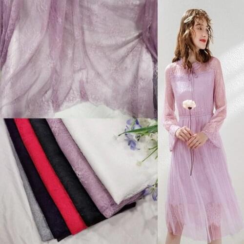 LASUI 2019 NEW 1.5*1.5M =1 piece New elegant fresh French lace fabric for cloth dress material C0334