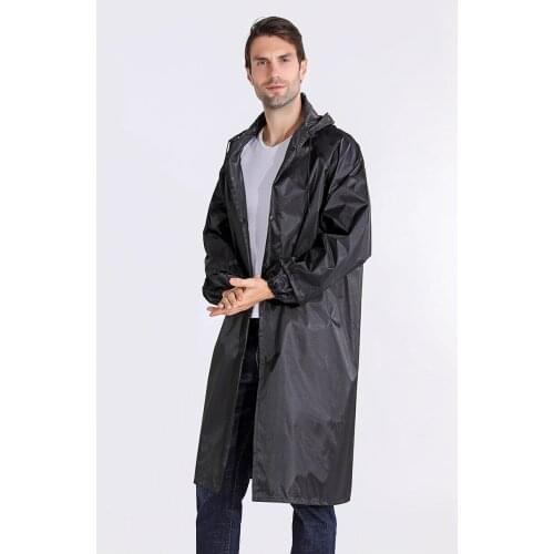Hiking Travel Outdoors Adult Raincoat Waterproof Hooded Fishing Waterproof Fashion Rain Coat Pvc Impermeables Rain Gear BW50YY