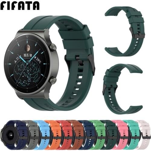 FIFATA Smart Watch Band Straps For Huawei Honor Watch GT 2 Pro GS Pro GT 2e Magic 2 GT2 46/42mm Wrist Strap Silicone Bracelet