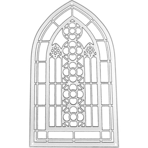 Window Metal Cutting Dies Stencil Scrapbooking DIY Album Stamp Paper Card Emboss E15B