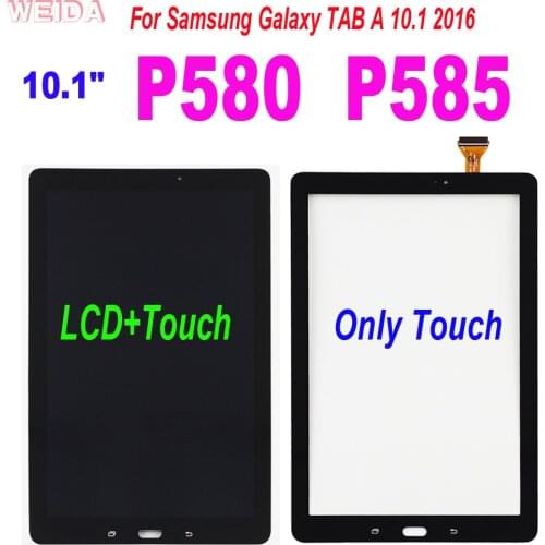 10.1" P580 LCD For Samsung Galaxy TAB A 10.1 2016 SM-P580 P580 P585 LCD Display Touch Screen Digitizer Assembly Replacement