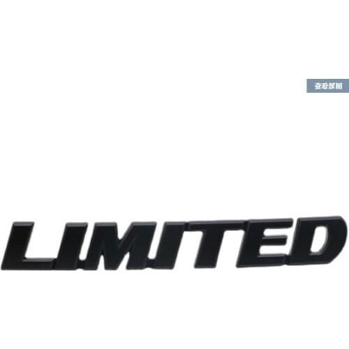 3D Black Metal LIMITED Off-road 4X4 Auto Trunk Emblems Badge Decal Sticker Car Accessories