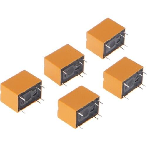 5 Pcs 12V Relay HK4100F-DC12V-SHG 6 Pins 3A 250V AC 30V DC W315