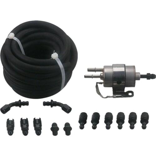 7.5m Fuel Injection Line Adapter Pressure Regulator Fuel Filter Set Direct Replaces for LS