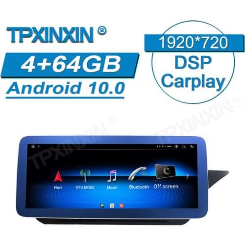 12.3 inch 4+128G For Mercedes-benz E-class RHD Android Car Multimedia Player Car Stereo GPS Navigation Auto Radio Tape Recorder