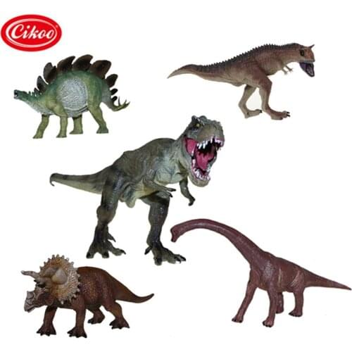 Jurassic Wild Life Dinosaur Toys Tyrannosaurus Rex Model Plastic Play Toy Set Dinosaurs PVC Action Figure Kids Gifts