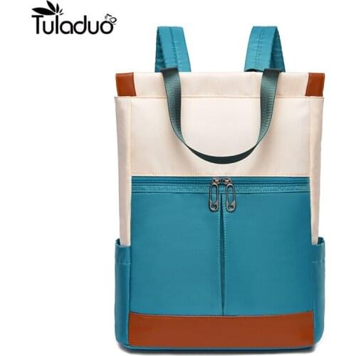 Fashion Casual Backpack Unisex Trend Men And Women Bagpack Simple Daily Bag Multi-function Large Capacity Bag Lightweight