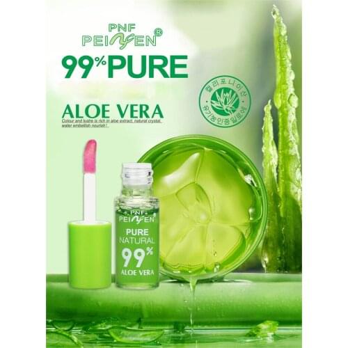 Natural Aloe Lipstick Lip Tint Long Lasting Waterproof Moisturizing Nourish Color Lip Gloss Changeable Lasting Liquid Lipstick