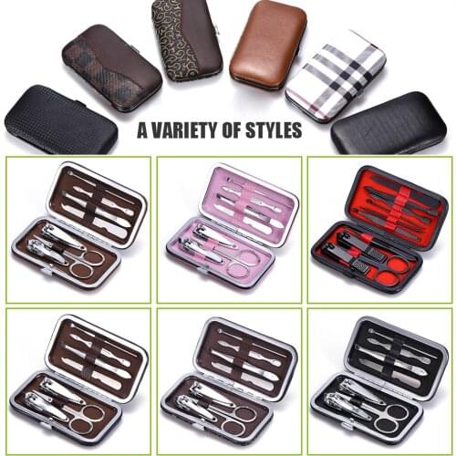 New Professional Nail Clippers And Pedicure Scissors Set Stainless Steel Hook Portable Manicure Nail Clippers Tool Set