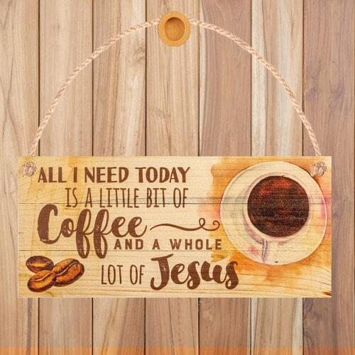 Welcome Board Gift Listing Sign Coffee Store Home Decoration Wooden Restaurant Pastoral Style Supermarket Hanging Wall Art