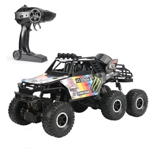 Big Size 6WD RC Car 2.4GHZ Watch Gravity Control Toys Buggy Truck Off-Road Spray Climbing Vehicle Toy