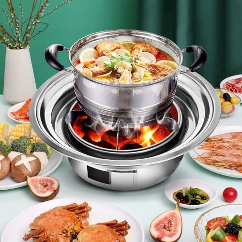 Barbecue Grill Portable Foldable Charcoal Grill Stainless Steel BBQ Grills for Outdoor Cooking Camping Hiking Picnic Household