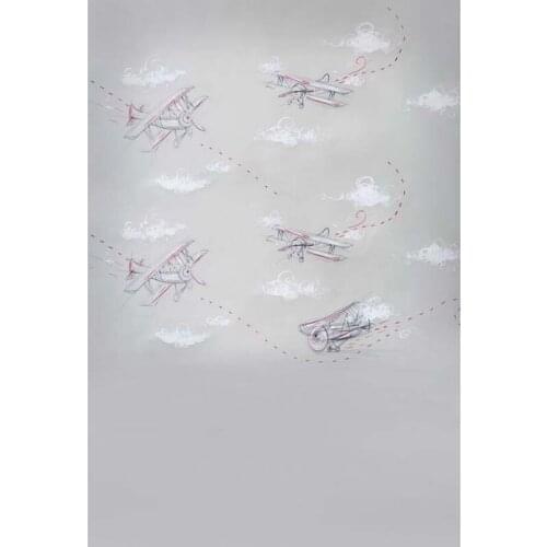 TR 5x7ft airplane patterns vinyl cloth photography backgrounds for children photo studio backdrops photographic props backdrops