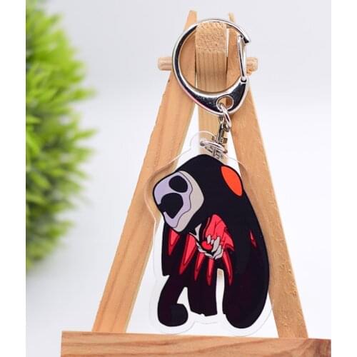 WL0931 EVA Keychain Acrylic Cartoon Keyring Accessories