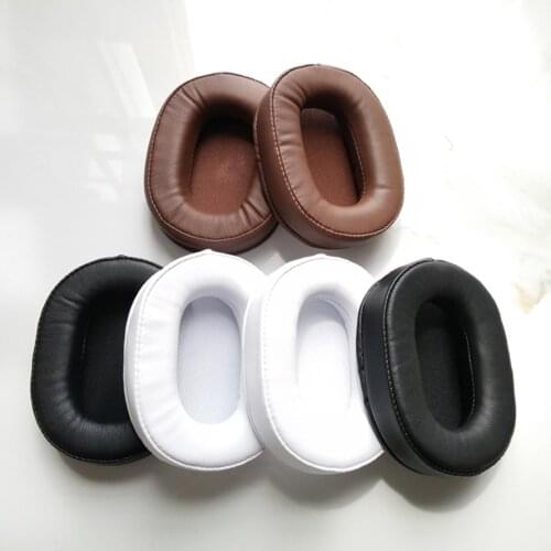 1 Pair Faux Leather Soft Velvet Earpad Cushion Replacement Headphone Accessory