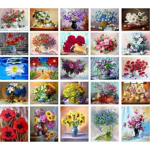 5D DIY Diamond Painting Flower daisy Diamond Embroidery Sale Full Square/Round Pictures Of Rhinestones mosaic Decoration
