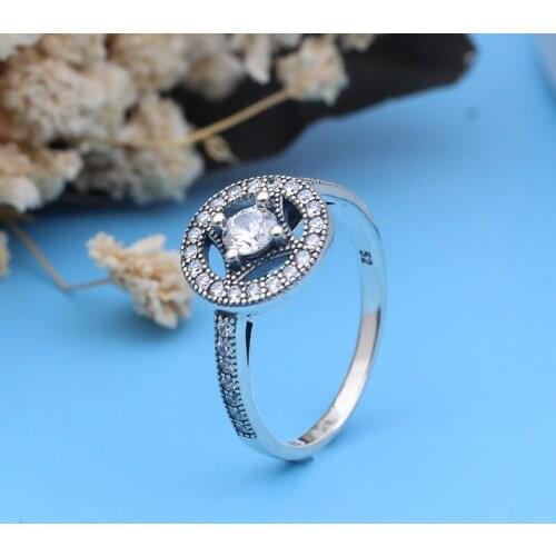 Authentic 925 Sterling Silver Pan Ring Creative Retro Charm Simple Ring For Women Wedding Party Gift Fashion Jewelry