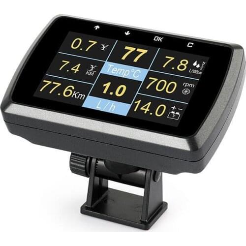 Car OBD2 On Board Computer Car Water Temperature Volt Digital Display Fuel Consumption Car Speeddmeter Gauge